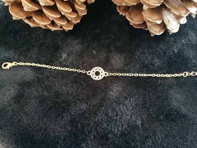 Bracelet doré  - 20 cm