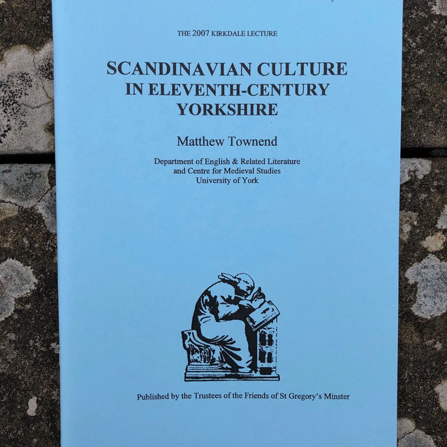 Matthew Townend, Scandinavian Culture in Eleventh-Century Yorkshire
