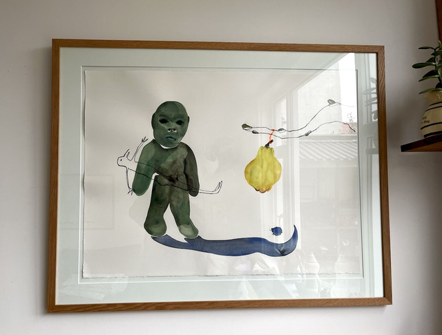 early man with quince