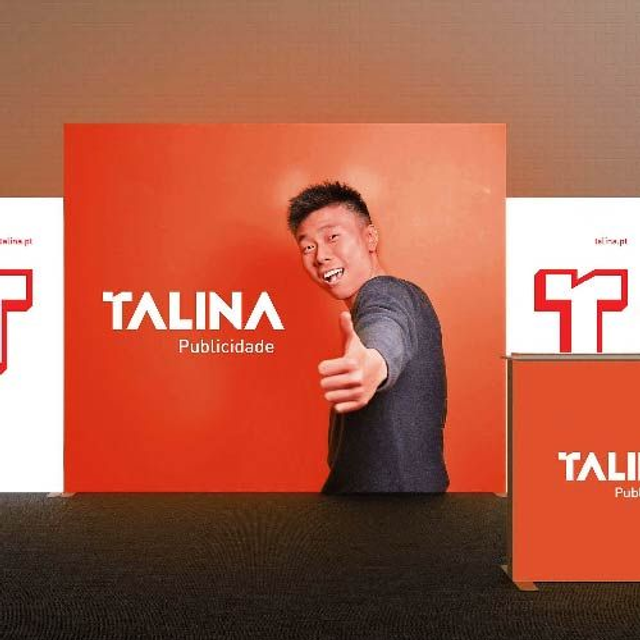 Tecido backlit retroiluminável