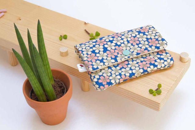 Monedero grande Sakuras Blue 