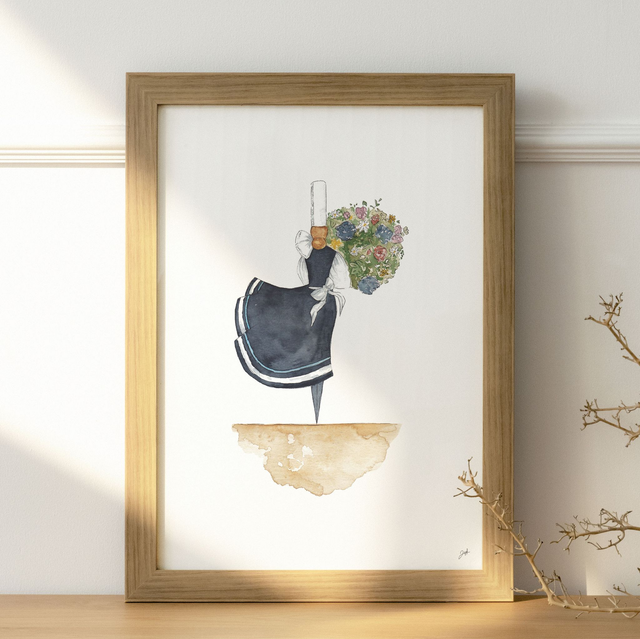 Affiche A4 - Bigoudène - Le Bouquet