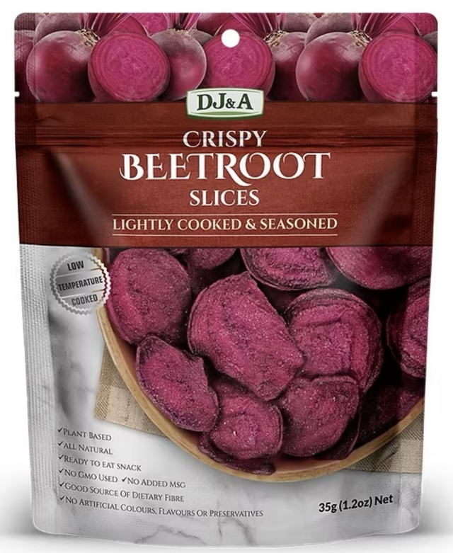 #3025 Freeze Dried Beetroot Slices 35g