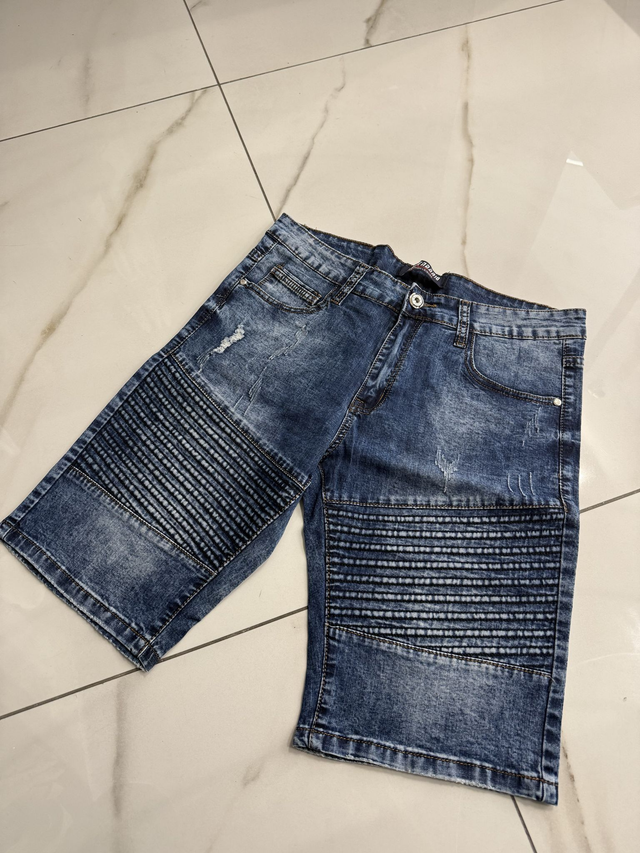 SHORTS BIKER JEANS 