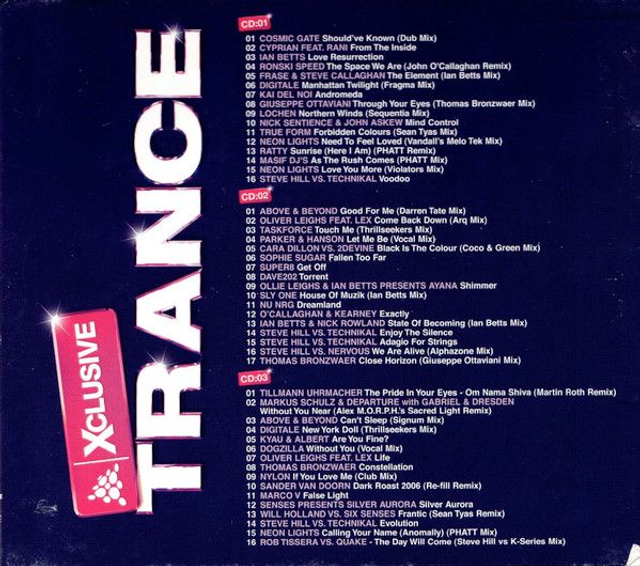 Various – Xclusive Trance Audio CD 2Cds