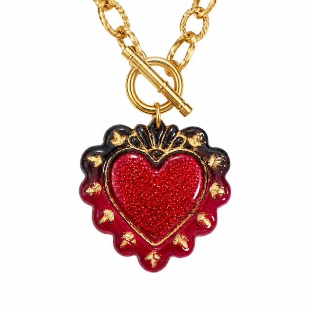 Collier Coeurs baroque 