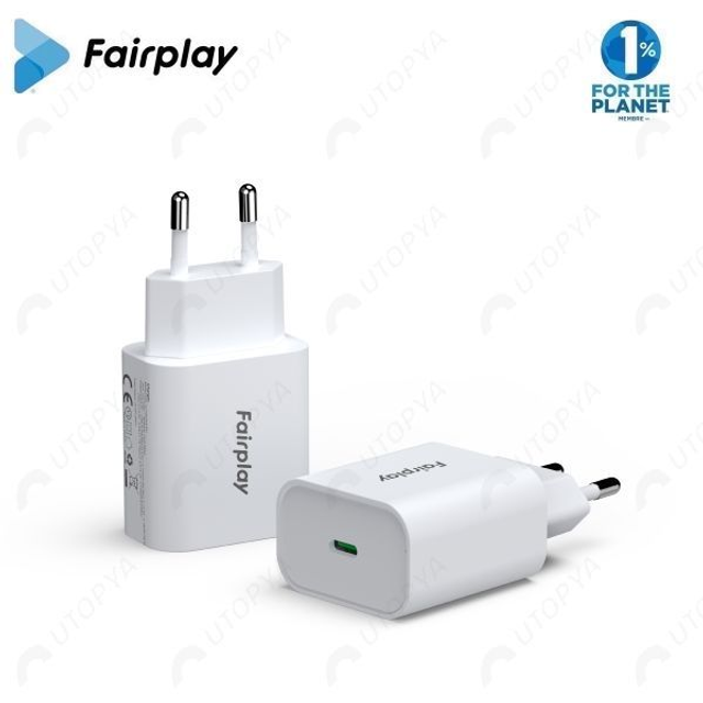 FAIRPLAY TORINO Chargeur USB-C 25W (Blanc)