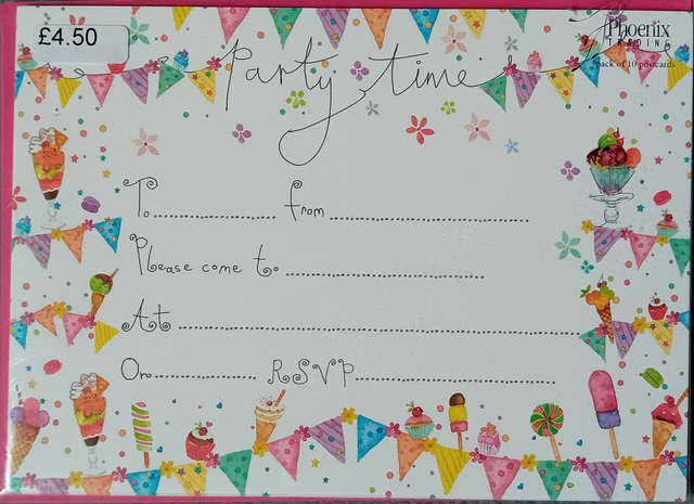Party Time Invitations