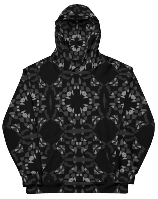 Pull à capuche noir 