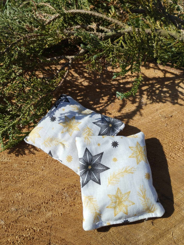 Bouillotte sèche de poche - Etoile de Noël