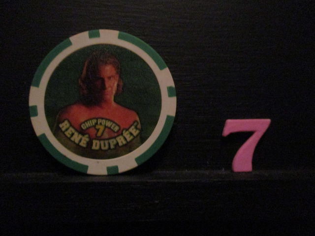 Rene Dupree - Chip Power 7 Original Wrestling Chipz (7)(SEE PIC)