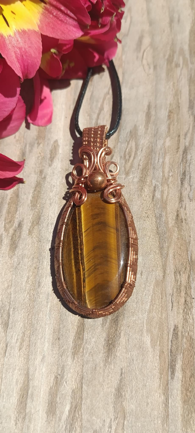 Pendentif oeil de tigre