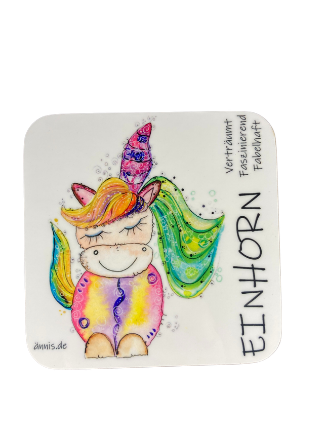 Untersetzer "Sternzeichen - Einhorn"