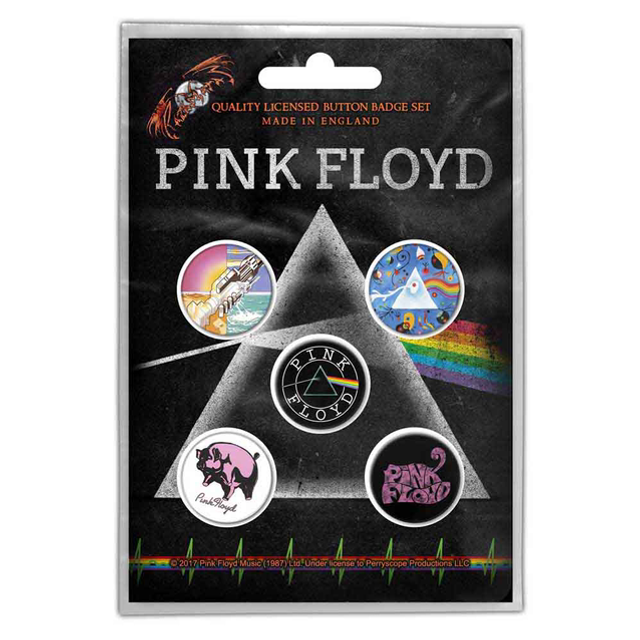 PINK FLOYD BUTTON BADGE PACK: PRISM