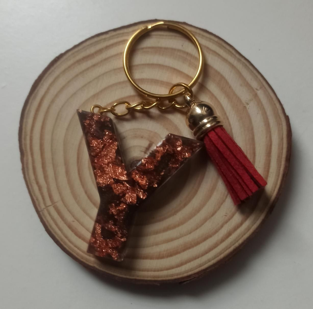 Porte clés lettre - Y