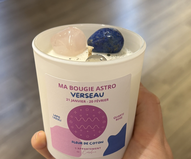 Ma bougie Astro Verseau