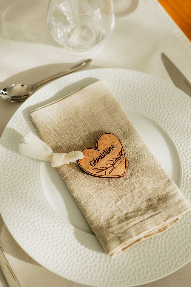 🎨 Marque-place - Baptême / confirmation