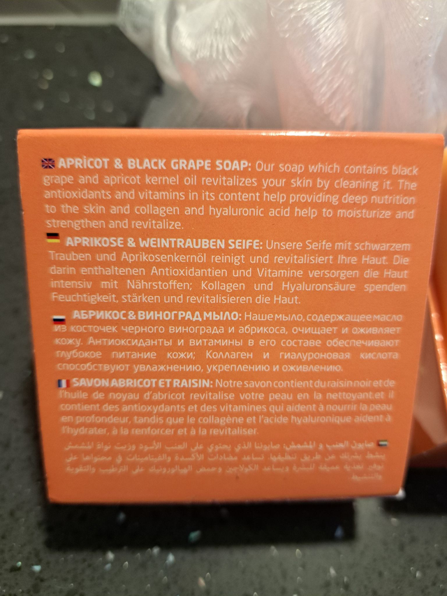 Apricot Black Grape Soap & Scrunch