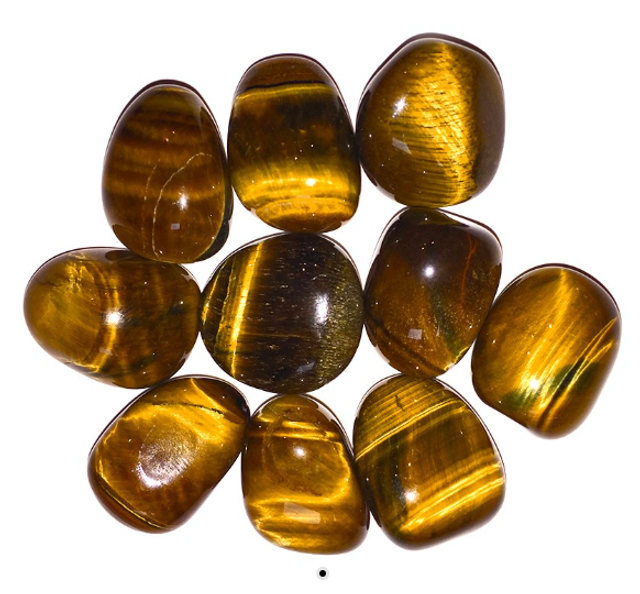 Pierre roulée Œil de tigre EXTRA 2 - 3 cm