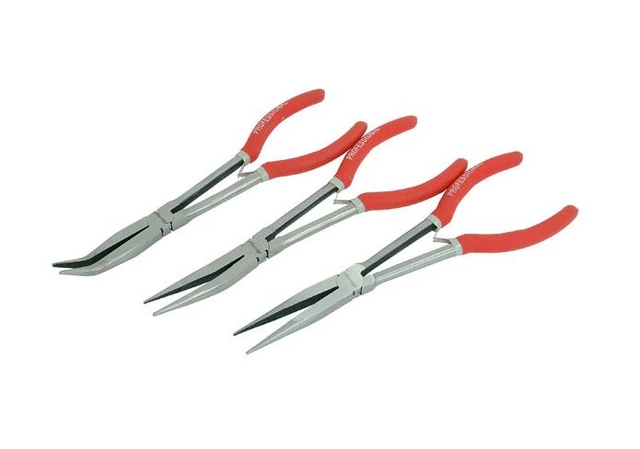 3 pc 11" long handle pliers set