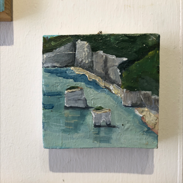 Olio originale su tavola legno