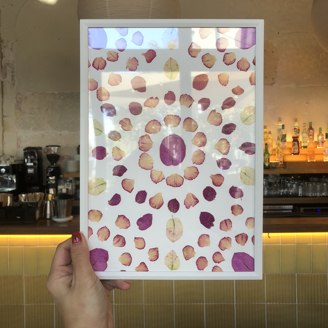 Mandala Floral M • Blanco Metal