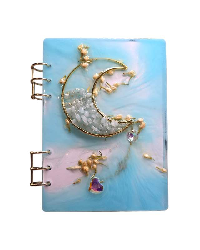 Carnet Lune Aigue Marine