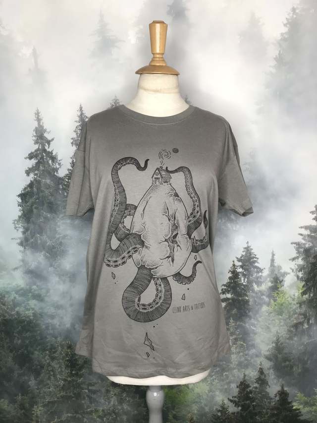 T shirt pieuvre oeil