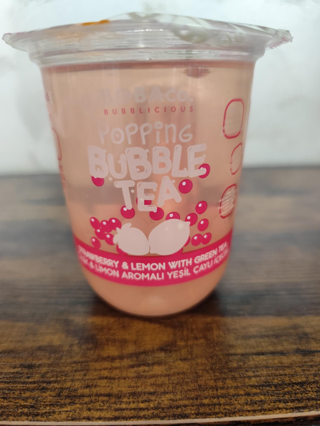 Bubble tea fraise/citron 