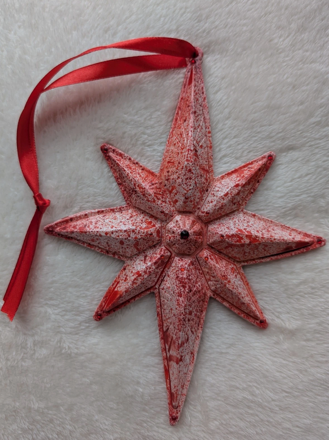 Snowflake Stonecast (Blood Spatter Design)