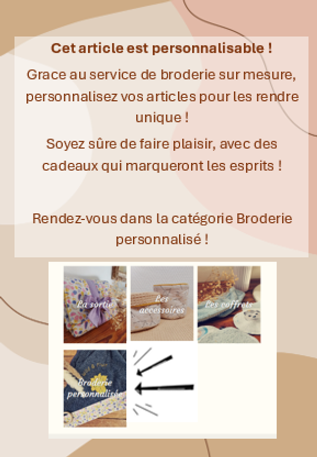 Drap de douche Ginkgo Safran