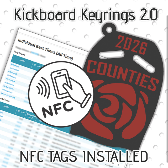 Lancashire Counties 2026 Personalised Keyring - PLEASE LEAVE NAME AND SwimEng NUMBER in message for merchant on checkout