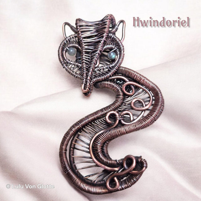 HWINDORIEL (cuivre, labradorite)