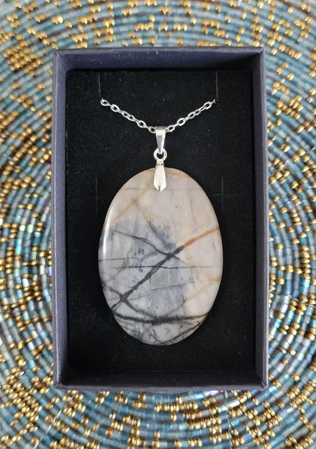 Pendentif Jaspe Picasso 