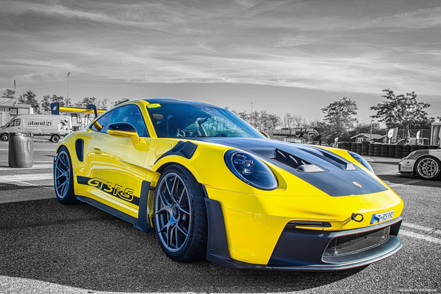 Porsche 992 GT3 RS Photos en acrylique de la série Polychrome 