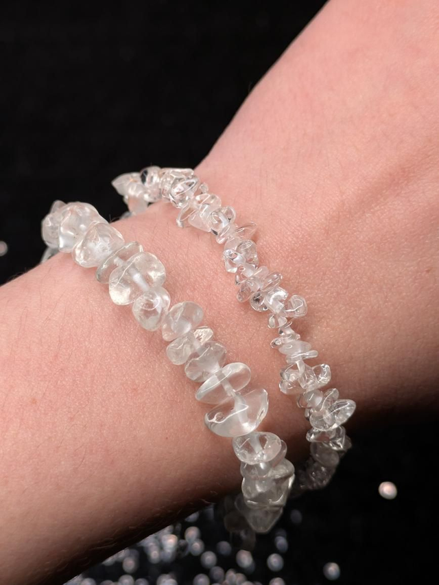 Bracelet cristal de roche baroque