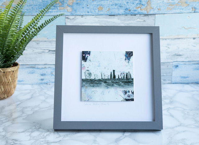 Calanais Standing Stones II Mixed Media Original