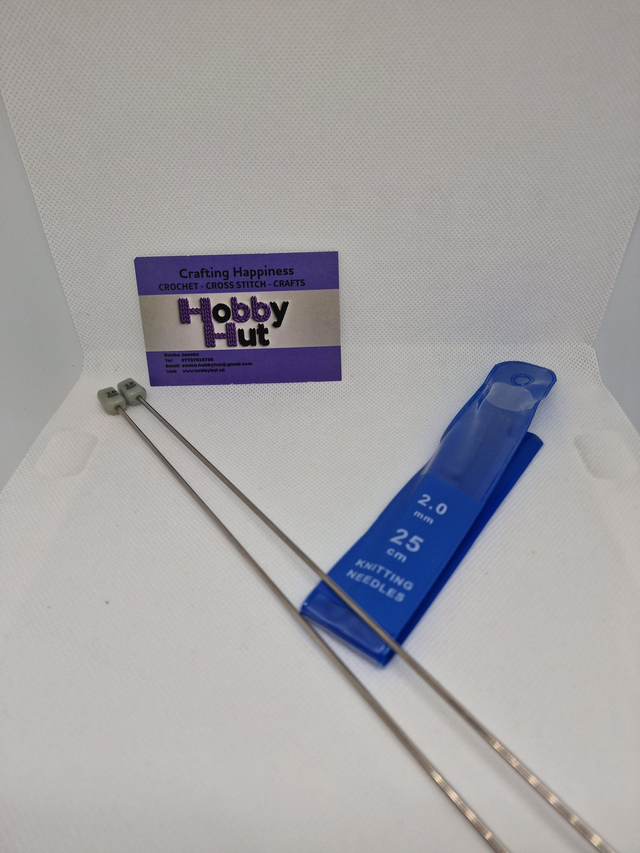 Knitting Needles Size 2.0mm 25cm long