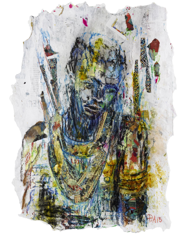 Le guerrier - Digigraphie