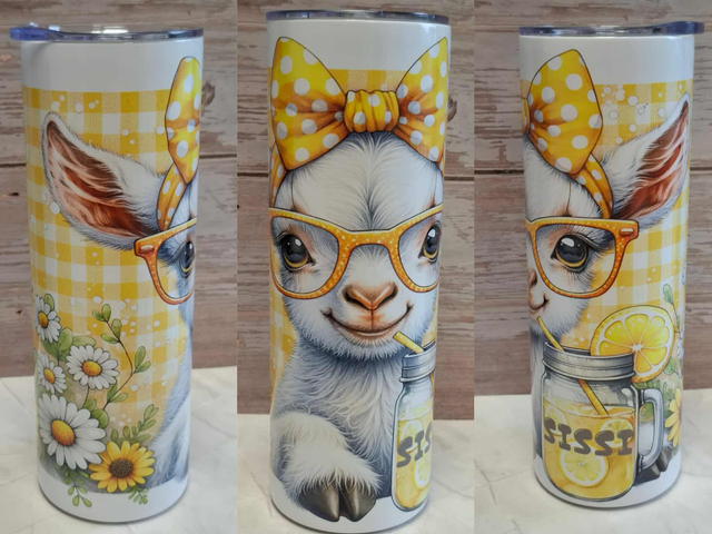 Gourde canette biquette personnalisée