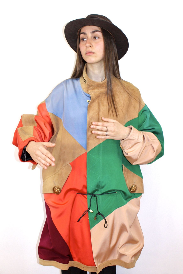 Parka multicolor FAUSTO PUGLISI