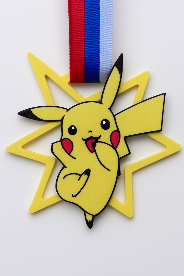 médaille pikachu