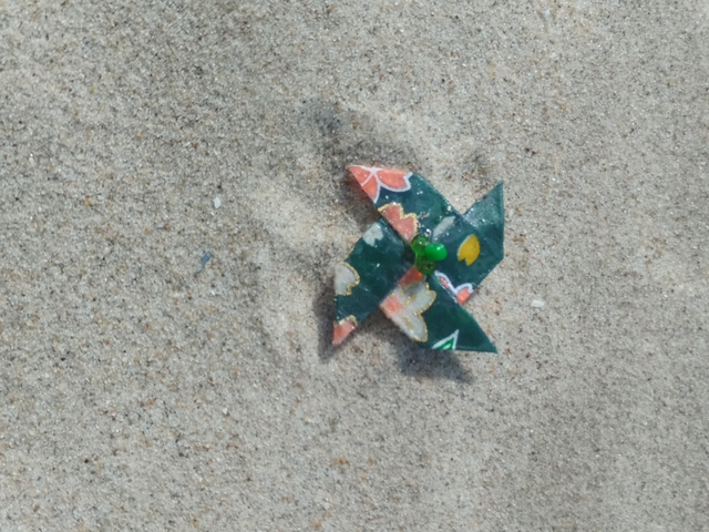 Broche Moulin à Vent fleurie 