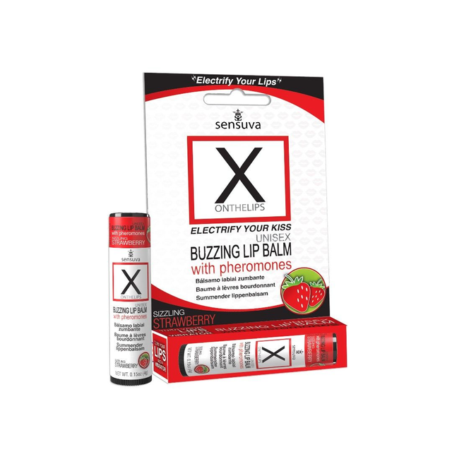 Labial con Feromonas Unisex sabor Frutilla 2g