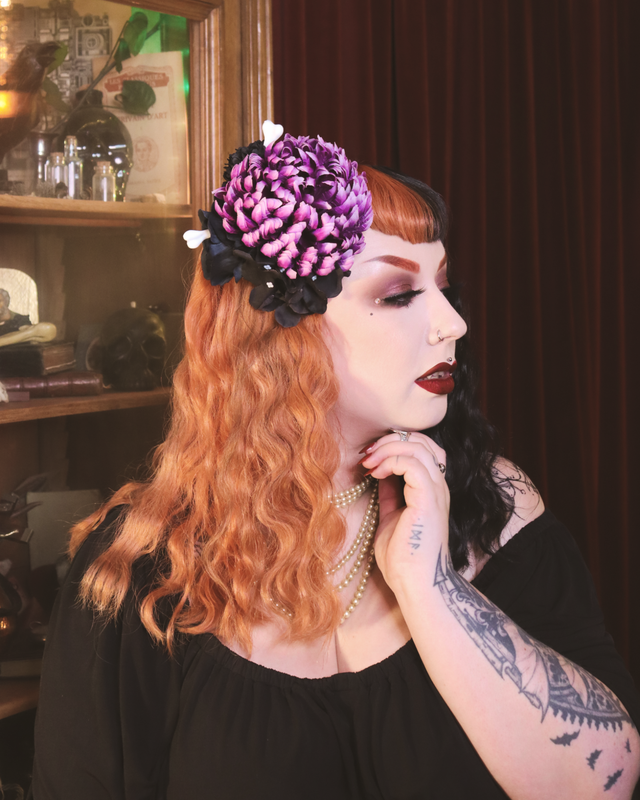 Hairflowers• XL • Purple from the grave