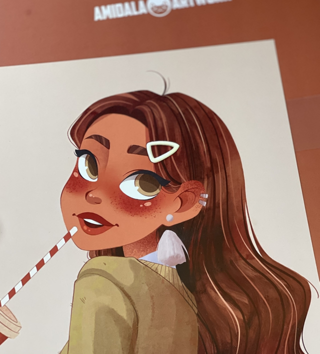 FineArt Print - Coffee Girl