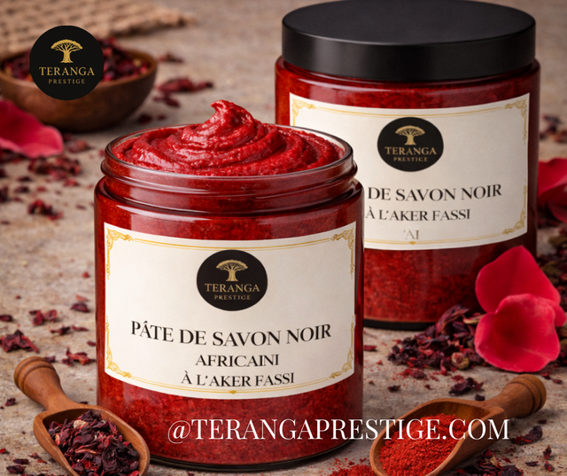 Pâte de Savon Noir Africain à l’Aker Fassi 