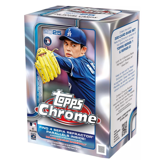 2025 Topps Chrome Baseball 7-Pack Blaster
