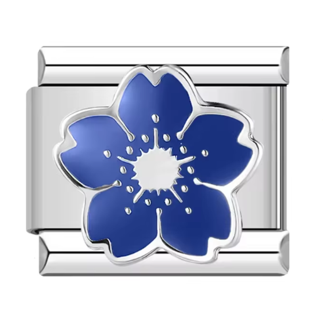 Charm Flor Azul 