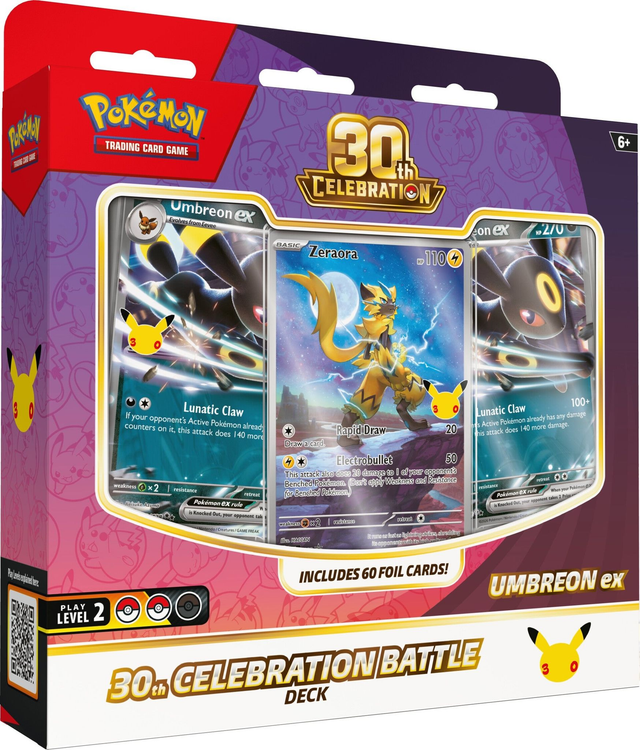 Pokémon TCG: 30th Celebration - Battle Deck - Umbreon ex (toimitus vko 45)